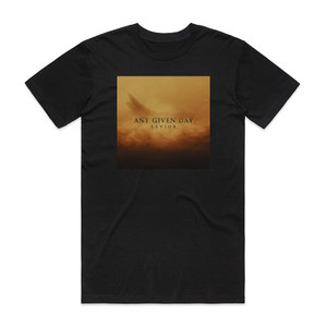Any Given Day Savior Album Cover T-Shirt Black