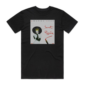 Amanda Lear Secret Passion Album Cover T-Shirt Black Amanda Lear Secret Passion Album Cover T-Shirt Black
