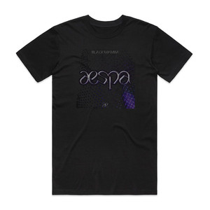 aespa Black Mamba Album Cover T-Shirt Black aespa Black Mamba Album Cover T-Shirt Black