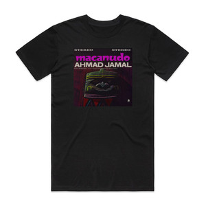 Ahmad Jamal Macanudo Album Cover T-Shirt Black Ahmad Jamal Macanudo Album Cover T-Shirt Black