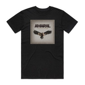 Amaral Hacia Lo Salvaje Album Cover T-Shirt Black
