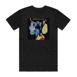 Ace of Base Beautiful Life Album Cover T-Shirt Black Ace of Base Beautiful Life Album Cover T-Shirt Black