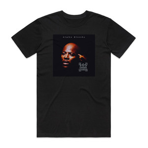 Alpha Blondy Sos Guerres Tribales Album Cover T-Shirt Black Alpha Blondy Sos Guerres Tribales Album Cover T-Shirt Black