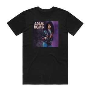 Adam Bomb Fatal Attraction Album Cover T-Shirt Black Adam Bomb Fatal Attraction Album Cover T-Shirt Black
