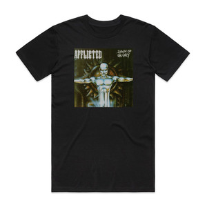 Afflicted Dawn Of Glory Album Cover T-Shirt Black Afflicted Dawn Of Glory Album Cover T-Shirt Black