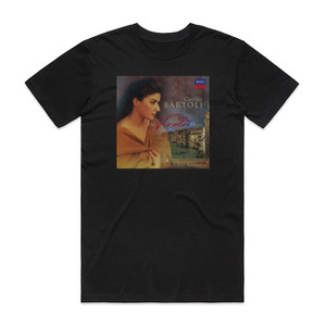 Antonio Vivaldi The Vivaldi Album Il Giardino Armonico Feat Conductor Giovanni Antonini Mezzo Soprano Cecilia Bartoli Album Cover T-Shirt Black Antonio Vivaldi The Vivaldi Album Il Giardino Armonico Feat Conductor Giovanni Antonini Mezzo Soprano Cecilia Bartoli Album Cover T-Shirt Black