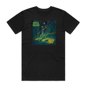 Angel Sword Neon City Album Cover T-Shirt Black Angel Sword Neon City Album Cover T-Shirt Black