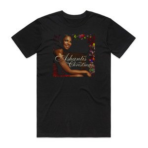 Ashanti Ashantis Christmas Album Cover T-Shirt Black Ashanti Ashantis Christmas Album Cover T-Shirt Black