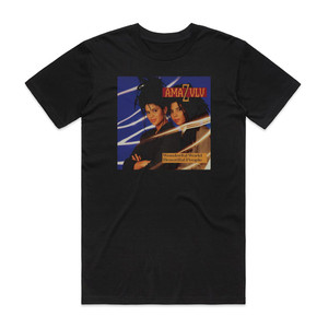 Amazulu Wonderful World Beautiful People Album Cover T-Shirt Black Amazulu Wonderful World Beautiful People Album Cover T-Shirt Black