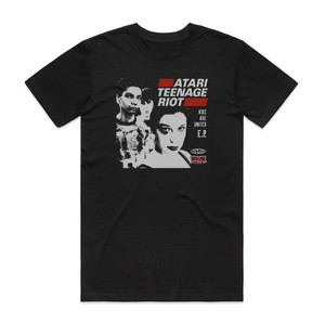 Atari Teenage Riot Kids Are United Ep Album Cover T-Shirt Black Atari Teenage Riot Kids Are United Ep Album Cover T-Shirt Black