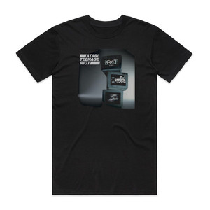 Atari Teenage Riot Reset 2 Album Cover T-Shirt Black Atari Teenage Riot Reset 2 Album Cover T-Shirt Black