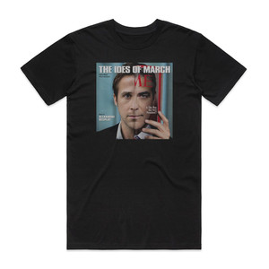 Alexandre Desplat The Ides Of March Album Cover T-Shirt Black Alexandre Desplat The Ides Of March Album Cover T-Shirt Black