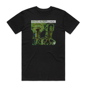 Acoustic Alchemy Against The Grain Album Cover T-Shirt Black Acoustic Alchemy Against The Grain Album Cover T-Shirt Black