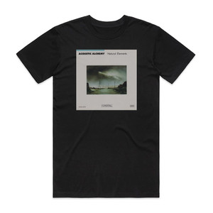 Acoustic Alchemy Natural Elements Album Cover T-Shirt Black Acoustic Alchemy Natural Elements Album Cover T-Shirt Black