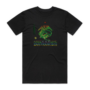 Asia Axis Xxx Live San Francisco Album Cover T-Shirt Black