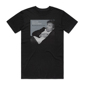 Alain Souchon Platinum Collection Album Cover T-Shirt Black