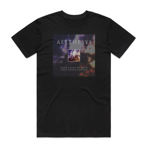 Aesthesys Cold Light Of Skies That Never Existed Album Cover T-Shirt Black Aesthesys Cold Light Of Skies That Never Existed Album Cover T-Shirt Black