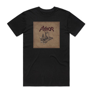 Aktor I Am The Psychic Wars Album Cover T-Shirt Black