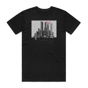 Air People In The City Album Cover T-Shirt Black Air People In The City Album Cover T-Shirt Black