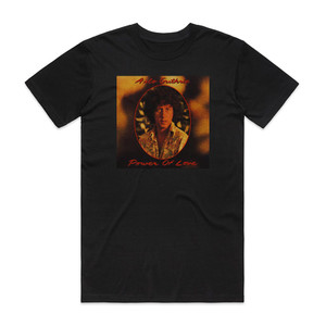 Arlo Guthrie Power Of Love Album Cover T-Shirt Black Arlo Guthrie Power Of Love Album Cover T-Shirt Black