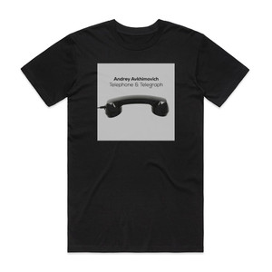 Andrey Avkhimovich Telephone Telegraph Album Cover T-Shirt Black