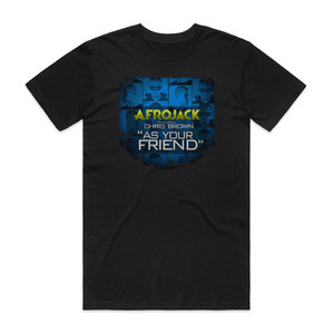 Afrojack As Your Friend 2 Album Cover T-Shirt Black Afrojack As Your Friend 2 Album Cover T-Shirt Black