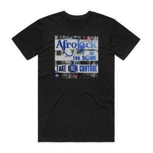 Afrojack Take Over Control 2 Album Cover T-Shirt Black Afrojack Take Over Control 2 Album Cover T-Shirt Black