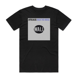 Afrojack Rock The House Album Cover T-Shirt Black Afrojack Rock The House Album Cover T-Shirt Black