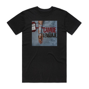 Abdi Cambie Mi Lenguaje Album Cover T-Shirt Black Abdi Cambie Mi Lenguaje Album Cover T-Shirt Black