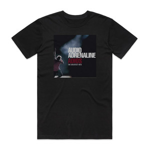 Audio Adrenaline Adios The Greatest Hits Album Cover T-Shirt Black Audio Adrenaline Adios The Greatest Hits Album Cover T-Shirt Black