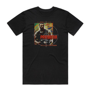 Alan Silvestri Predator Album Cover T-Shirt Black
