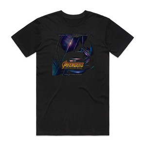 Alan Silvestri Avengers Infinity War Album Cover T-Shirt Black Alan Silvestri Avengers Infinity War Album Cover T-Shirt Black