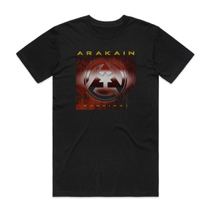 Arakain Warning Album Cover T-Shirt Black Arakain Warning Album Cover T-Shirt Black