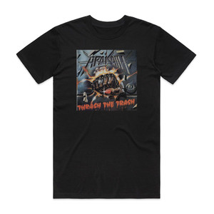 Arakain Thrash The Trash Album Cover T-Shirt Black Arakain Thrash The Trash Album Cover T-Shirt Black