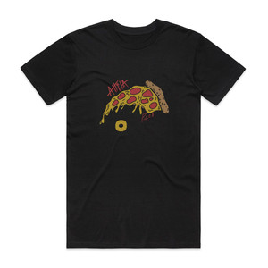 Attila Pizza Album Cover T-Shirt Black Attila Pizza Album Cover T-Shirt Black