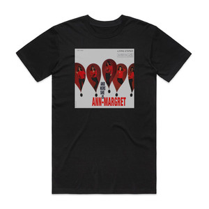 Ann-Margret And Here She Is Album Cover T-Shirt Black Ann-Margret And Here She Is Album Cover T-Shirt Black