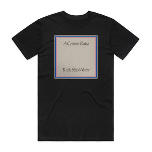 A Certain Ratio Knife Slits Water Album Cover T-Shirt Black A Certain Ratio Knife Slits Water Album Cover T-Shirt Black