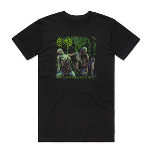 Acranius The Echo Of Her Cracking Chest Album Cover T-Shirt Black Acranius The Echo Of Her Cracking Chest Album Cover T-Shirt Black