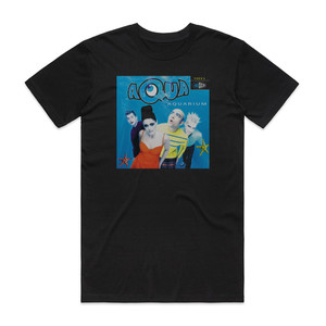 Aqua Aquarium Album Cover T-Shirt Black Aqua Aquarium Album Cover T-Shirt Black