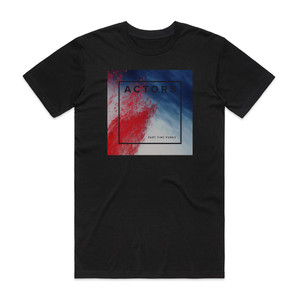 ACTORS Part Time Punks Session Album Cover T-Shirt Black ACTORS Part Time Punks Session Album Cover T-Shirt Black