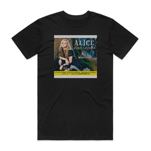 Avril Lavigne Alice 1 Album Cover T-Shirt Black
