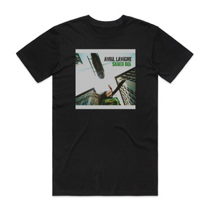 Avril Lavigne Sk8Er Boi 3 Album Cover T-Shirt Black Avril Lavigne Sk8Er Boi 3 Album Cover T-Shirt Black