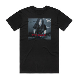 Avril Lavigne My World Album Cover T-Shirt Black Avril Lavigne My World Album Cover T-Shirt Black