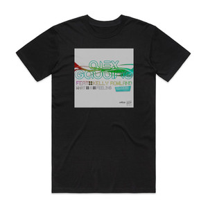 Alex Gaudino What A Feeling Album Cover T-Shirt Black Alex Gaudino What A Feeling Album Cover T-Shirt Black
