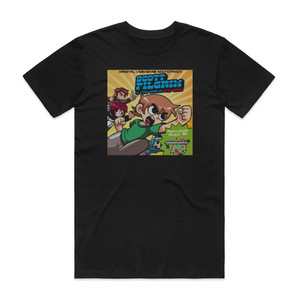 Anamanaguchi Scott Pilgrim Vs The World The Game Album Cover T-Shirt Black Anamanaguchi Scott Pilgrim Vs The World The Game Album Cover T-Shirt Black