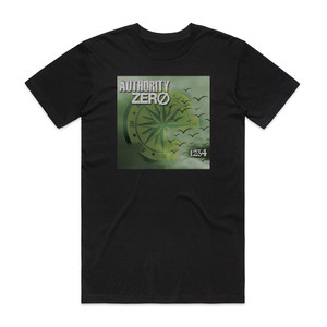 Authority Zero 1234 Album Cover T-Shirt Black Authority Zero 1234 Album Cover T-Shirt Black