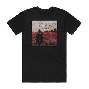 Angelzoom Everyone Cares Album Cover T-Shirt Black