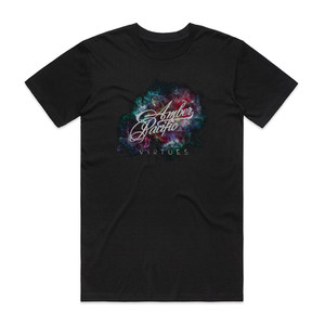Amber Pacific Virtues Album Cover T-Shirt Black Amber Pacific Virtues Album Cover T-Shirt Black