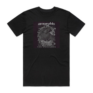 Amorphis The Wanderer Album Cover T-Shirt Black Amorphis The Wanderer Album Cover T-Shirt Black