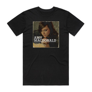 Amy Macdonald This Is The Life 2 Album Cover T-Shirt Black Amy Macdonald This Is The Life 2 Album Cover T-Shirt Black